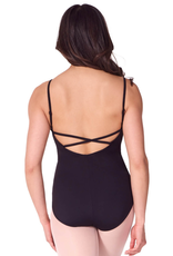 Capezio EL100W-Soft Elegance Camisole Leotard with Bratek2-BLACK