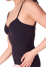 Capezio EL100W-Soft Elegance Camisole Leotard with Bratek2-BLACK