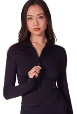 Capezio EL111W-Veste de Danse Athlétique - NOIR