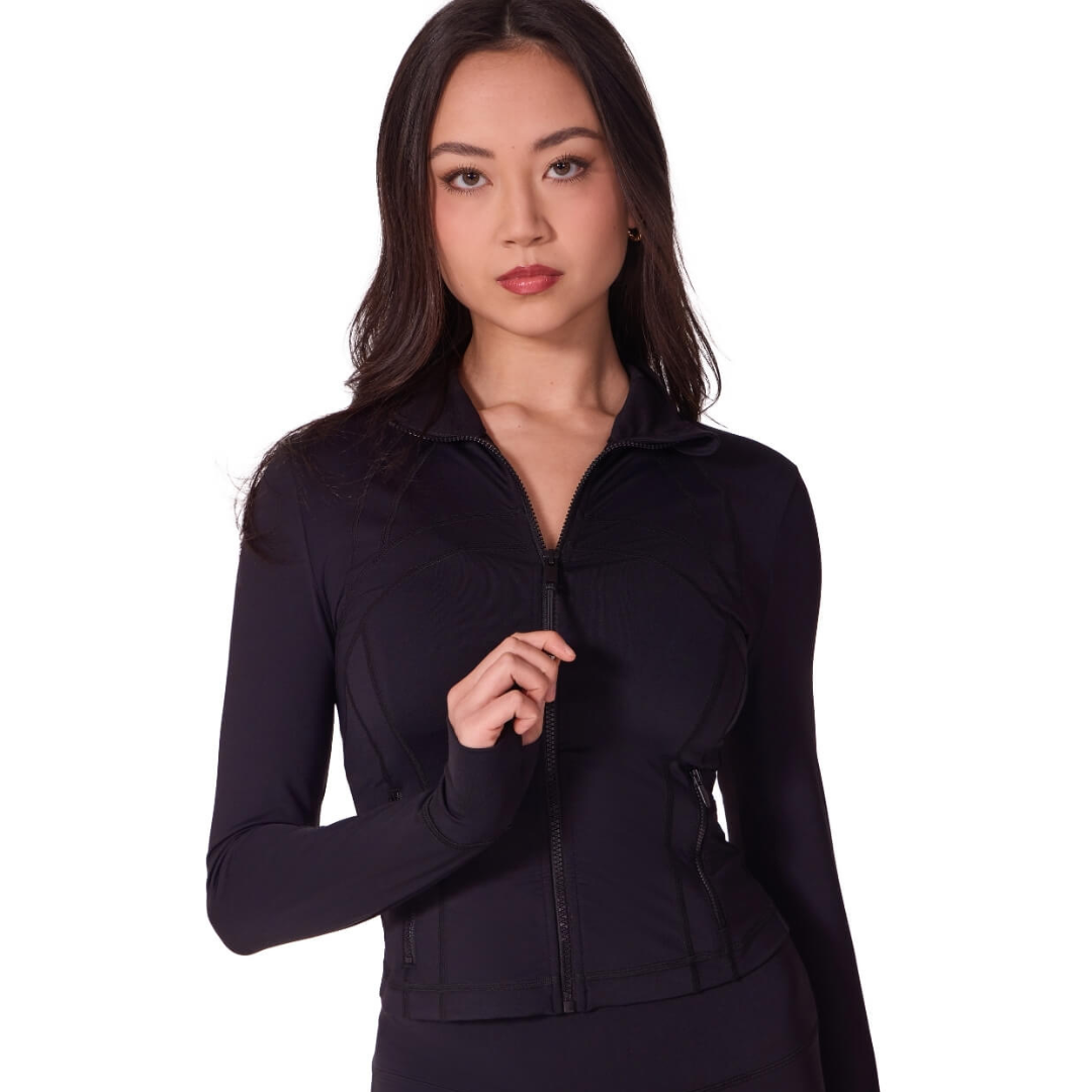 Capezio EL111W-Veste de Danse Athlétique - NOIR