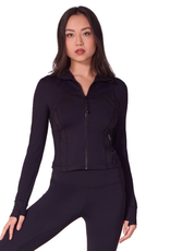 Capezio EL111W-Veste de Danse Athlétique - NOIR