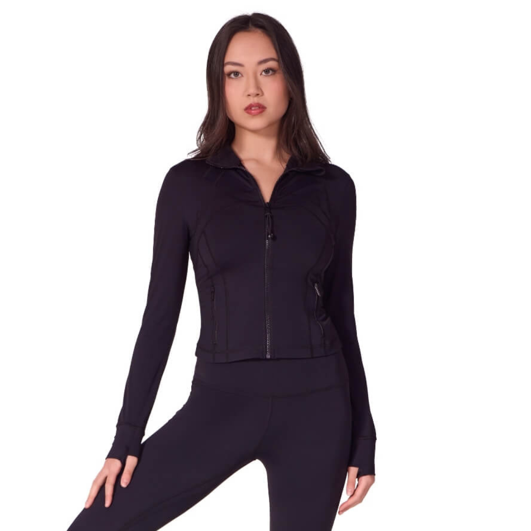 Capezio EL111W-Veste de Danse Athlétique - NOIR