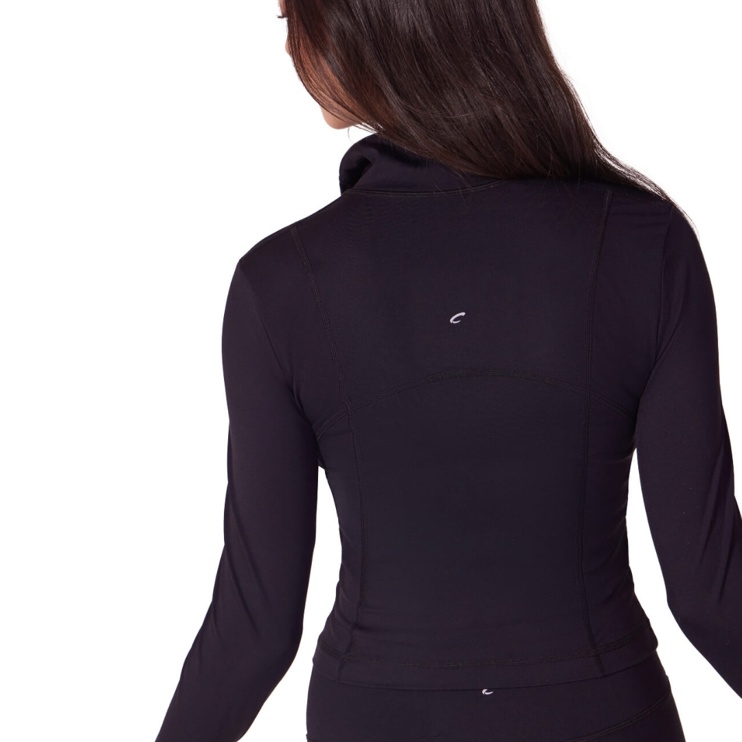 Capezio EL111W-Veste de Danse Athlétique - NOIR