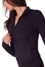 Capezio EL111W-Veste de Danse Athlétique - NOIR