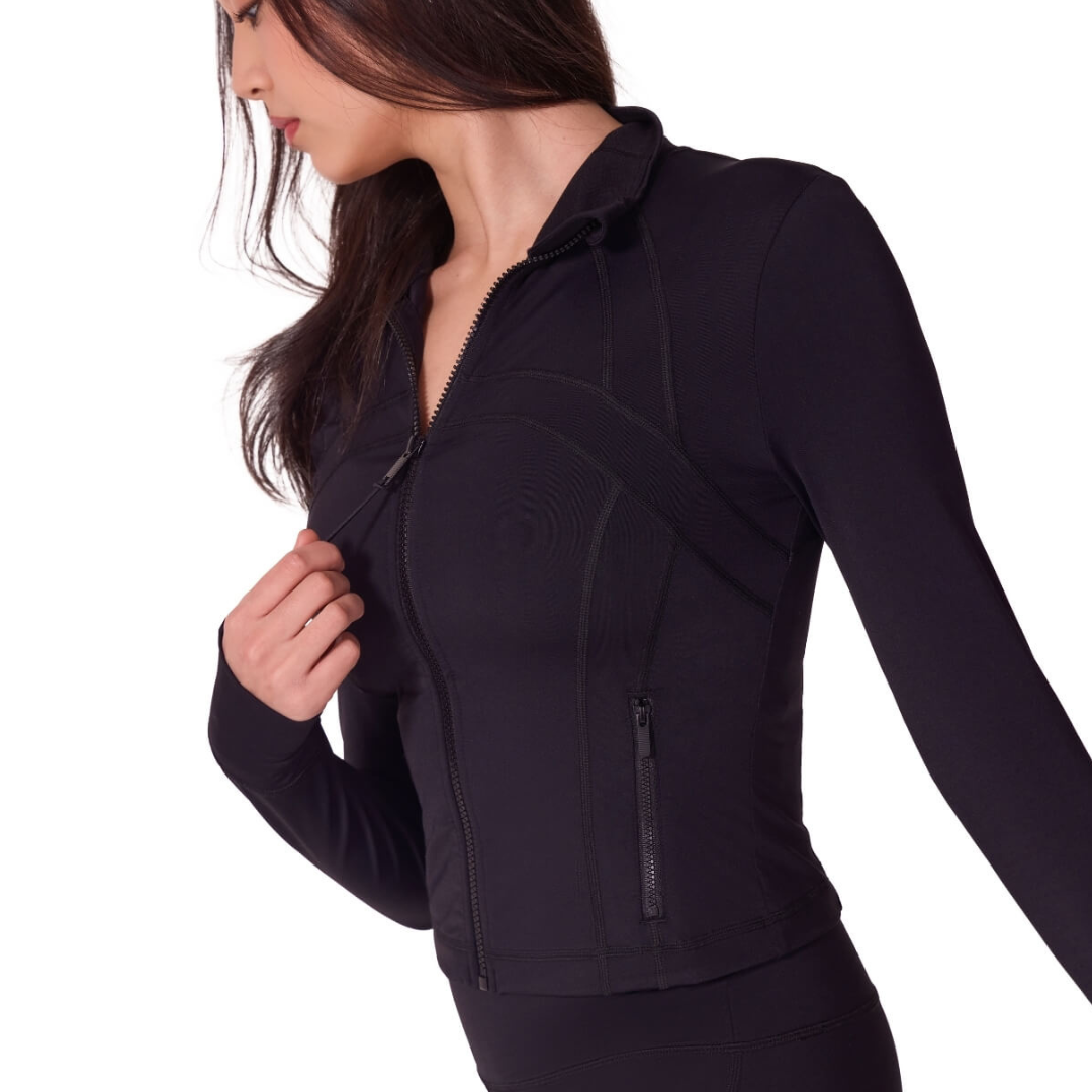 Capezio EL111W-Veste de Danse Athlétique - NOIR