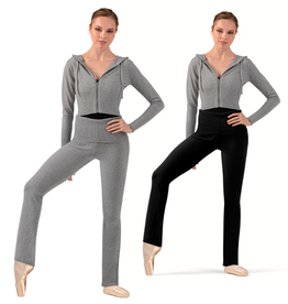Bloch P80005-Solstice  Flare Pant Roll Over Waist