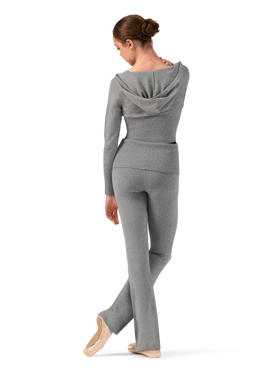 Bloch P80005-Solstice  Flare Pant Roll Over Waist