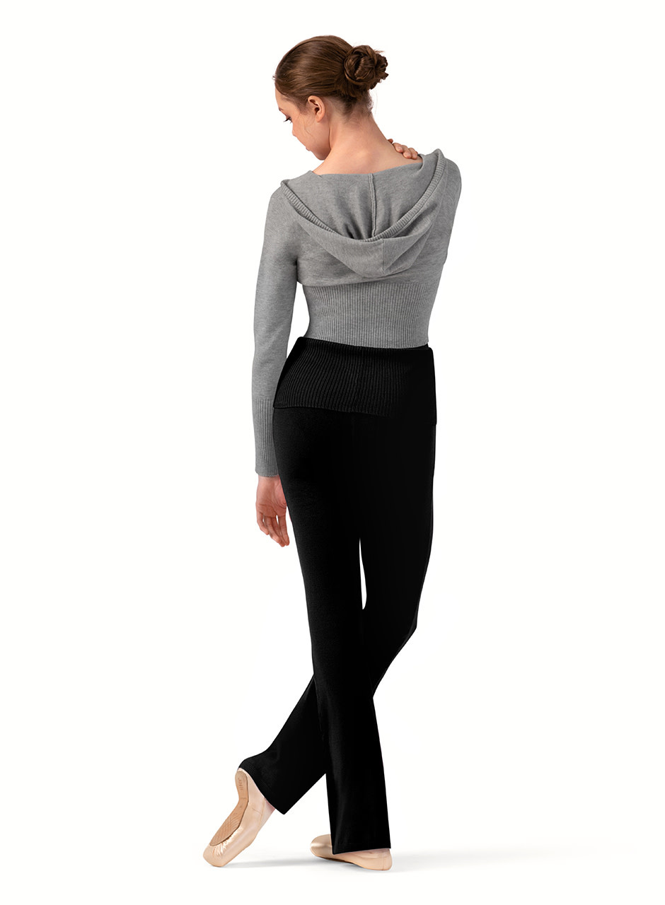 Bloch P80005-Solstice  Flare Pant Roll Over Waist