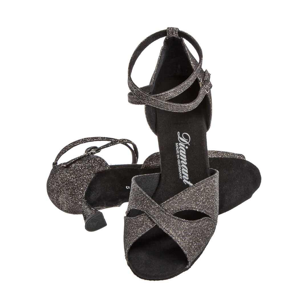 Diamant 181-0887-510-Soulier de Danse 2.5" Semelle Suede Brocade-BRONZE