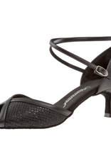 Diamant 034-077-233-Ballroom Shoes 2'' Flare Suede Sole Leather-BLACK