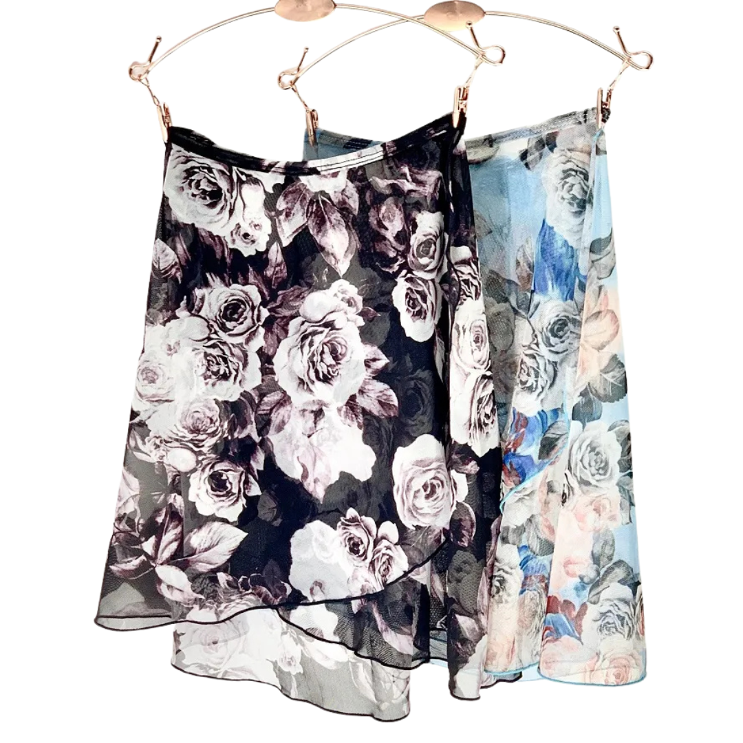 AK Dancewear S0803RG-Jupe Portefeuille Taille Unique Rose Garden