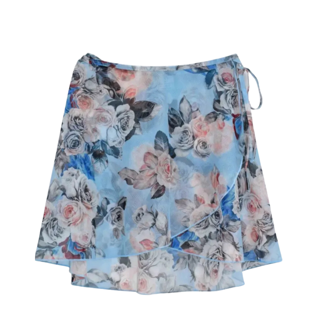 AK Dancewear S0803RG-Jupe Portefeuille Taille Unique Rose Garden