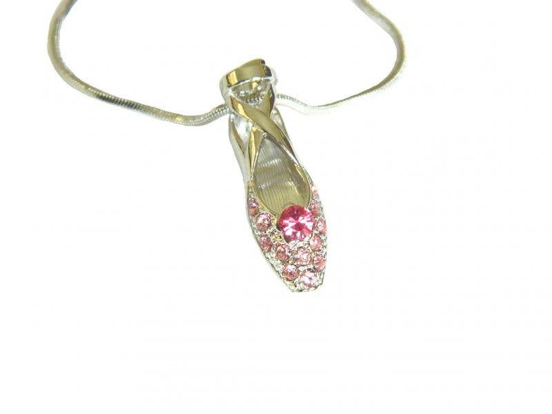 American Dance Supply 502-Pointe Shoe Necklace