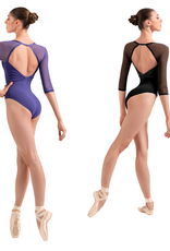 Bloch L60003-Leotard Col Licou Manches 3/4