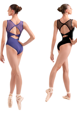 Bloch L40012-Boat Neck Mesh Back Leotard