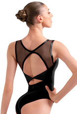 Bloch L40012-Boat Neck Mesh Back Leotard