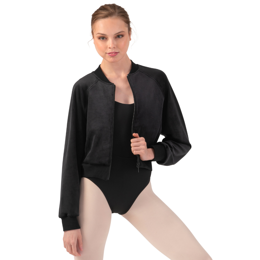 Bloch J13001-Blouson Velours-NOIR
