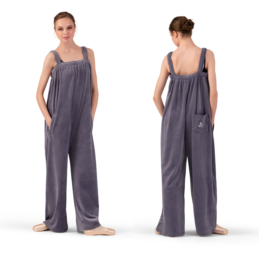 Bloch U12005-Velvet Onesie-DUSTY LAVENDER