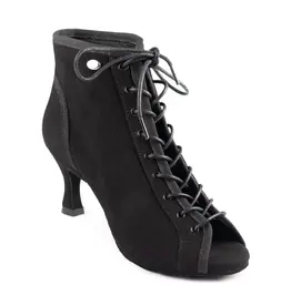 Portdance PD815-Soulier de Danse 2.2'' Semelle Suede Nubuck Noir