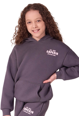 Capezio F12559C-Child Momentum Jogger Hoodie-Charcoal