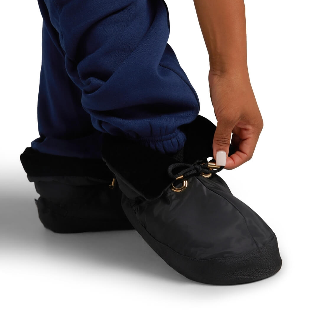 Capezio WB200-Mini Bottes d'échauffement - NOIR