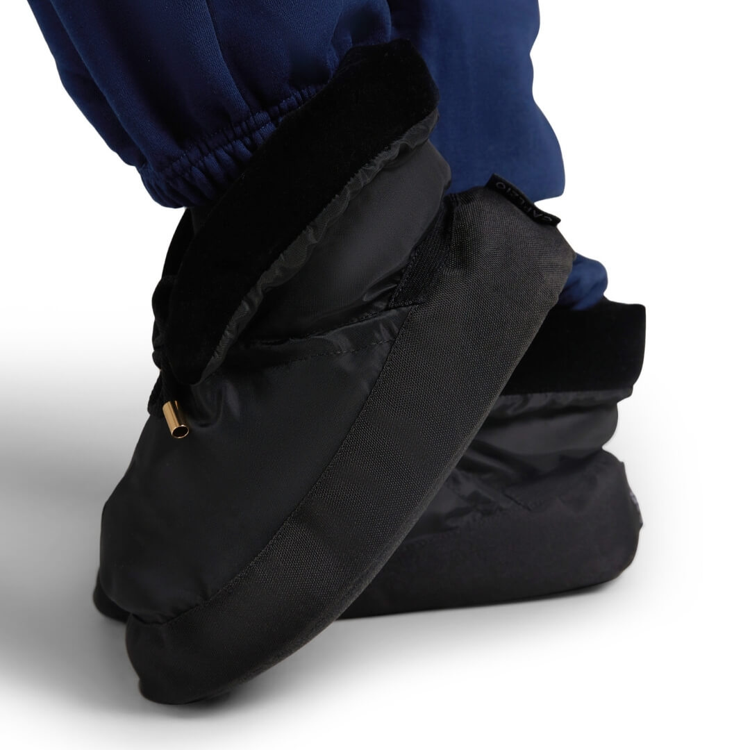 Capezio WB200-Mini Bottes d'échauffement - NOIR