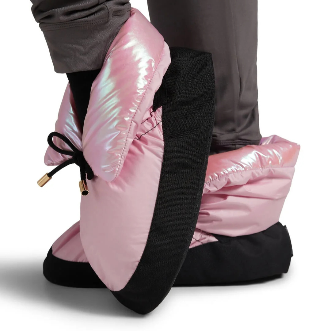 WB200F-Mini Glam Warmup Bootie-METALLIC PINK