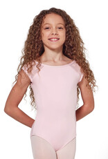 Capezio F12421C-Leotard Enfant Manches Courtes-ROSE