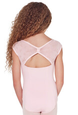 Capezio F12421C-Leotard Enfant Manches Courtes-ROSE