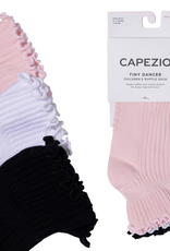 Capezio BG107C-Chaussettes Enfants à Bord Festonné (paquet de 3)