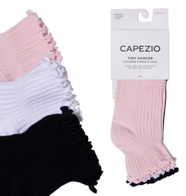 Capezio BG107C-Chaussettes Enfants à Bord Festonné (paquet de 3)