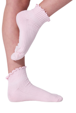 Capezio BG107C-Children's Scalloped Edge Sock (3-Pack)