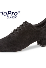 Diamant 189-234-001-Soulier de Danse1.5"Suede Semelle Fendue-SUEDE NOIR