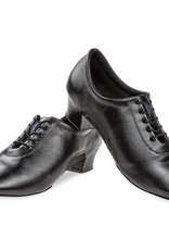 Diamant 163-224-592-Chaussures de Danse Homme 1.6 "Semelle de Suède Cuir/Mesh Noir