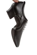 Diamant 163-224-592-Chaussures de Danse Homme 1.6 "Semelle de Suède Cuir/Mesh Noir