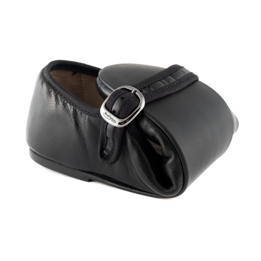 Portdance PD BALLERINA- Ballerines Intérieur et Extérieur Semelle Néolite Cuir-NOIR