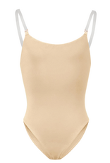 Bloch CB3397-Sous-Maillot Enfant avec Bretelles Amovibles et Ajustables