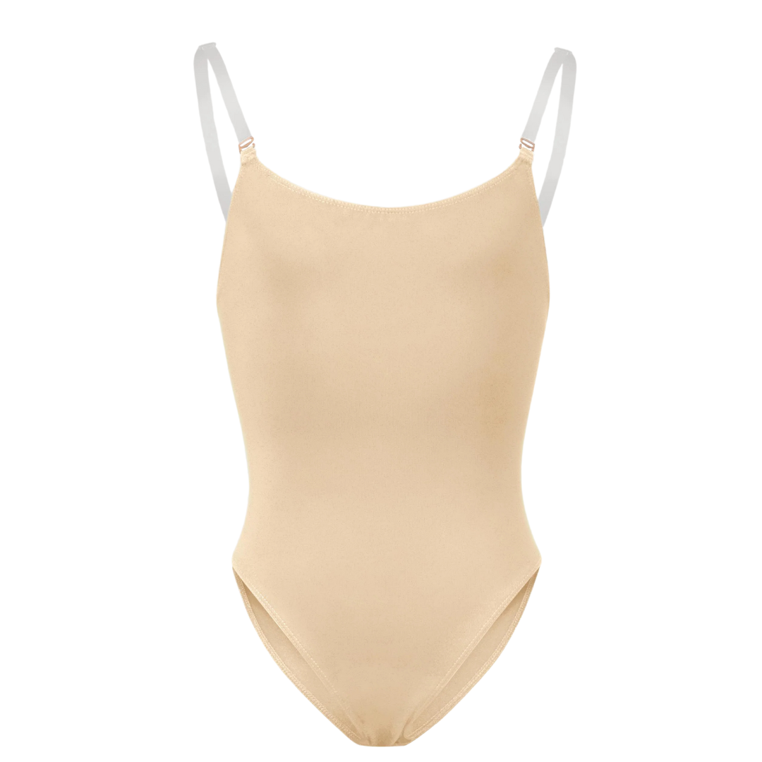 Bloch CB3397-Sous-Maillot Enfant avec Bretelles Amovibles et Ajustables