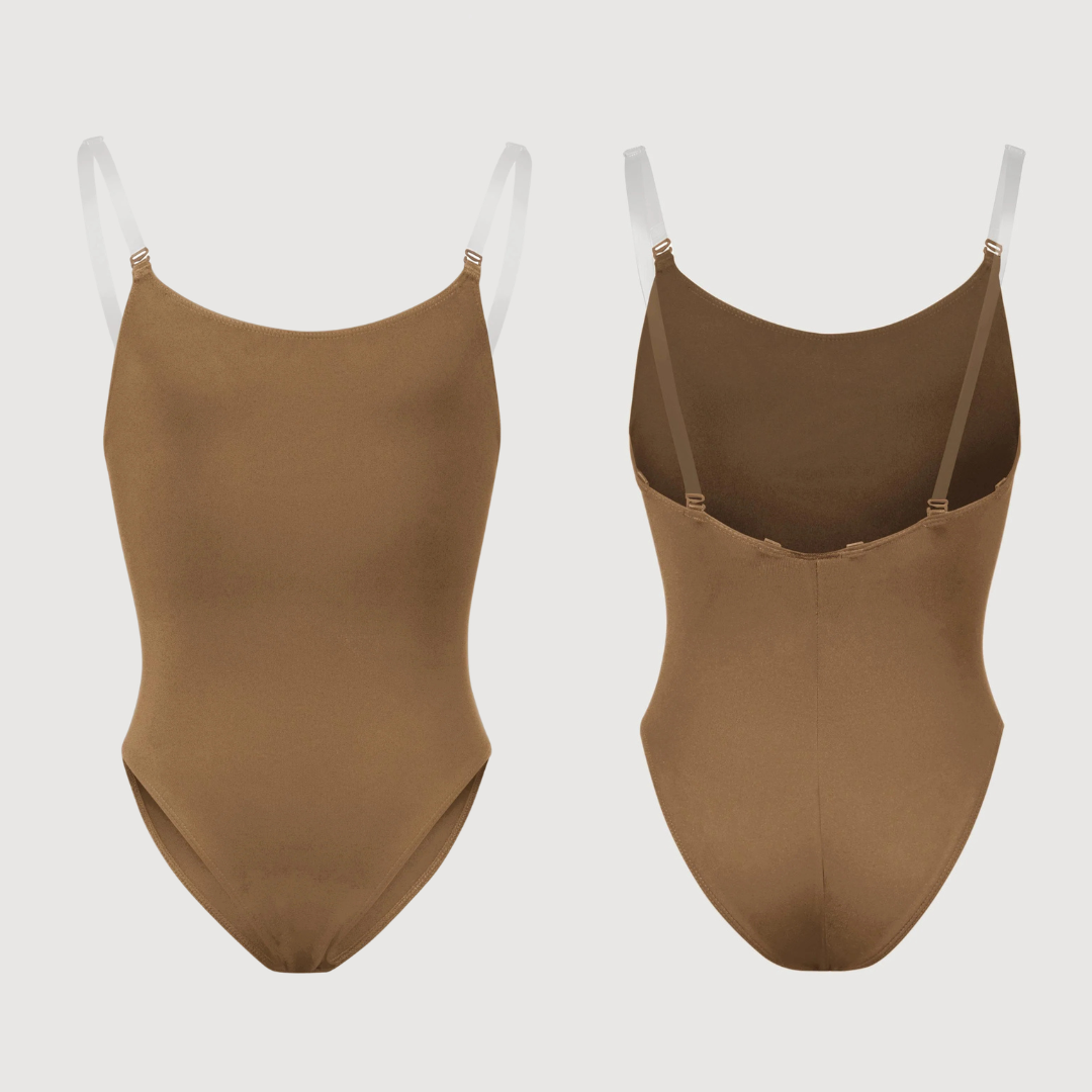 Bloch CB3397-Sous-Maillot Enfant avec Bretelles Amovibles et Ajustables