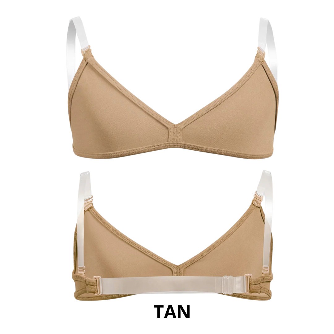 Bloch CZ3357-Soutien-Gorge Devant V pour filles