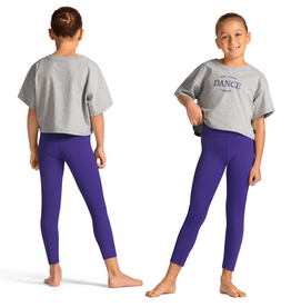 Mirella M30013C-Crop Dance Print T-Shirt