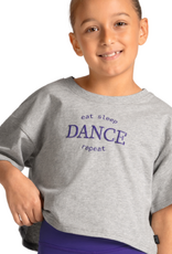 Mirella M30013C-Crop Dance Print T-Shirt