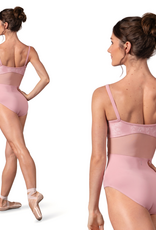 Bloch L50008-Anna Leotard Insertion Mesh Imprimé Floral
