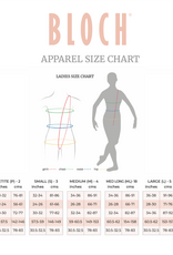 Bloch Z30022-Harmony Mesh Long Sleeve Wrap Top-BLUE