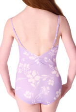 Capezio F12601W-Leotard Encolure Carrée Détail de Pli Devant