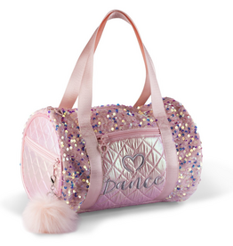 Danshuz B26520PNK-Sparkle My Heart Duffle Bag