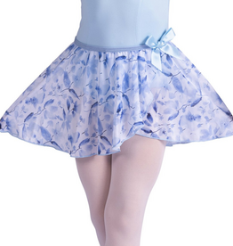 Danshuz 26407C-Mock Wrap Floral Skirt