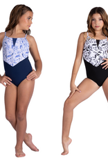 Danshuz 26111C-Maisie Leotard Fleuri  pour Enfant
