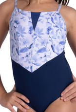 Danshuz 26111C-Maisie Leotard Fleuri  pour Enfant