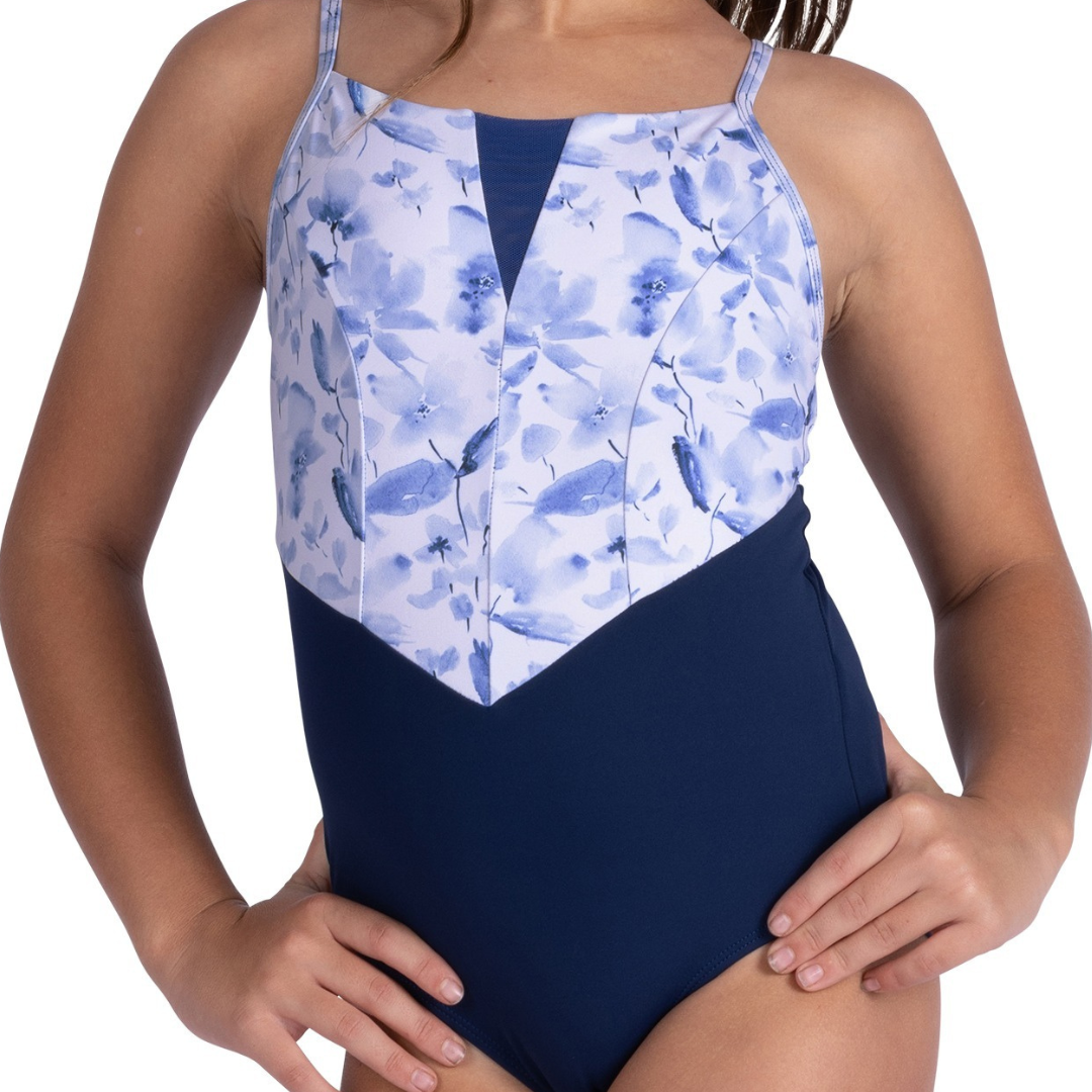 Danshuz 26111C-Girl's Maisie Floral Leotard